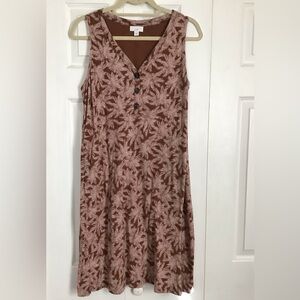 J. Jill Palms Tank Dress Sz M